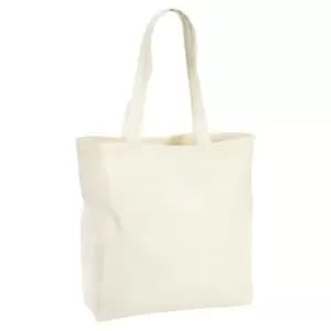 Westford Mill Recycled Cotton Oversized Tote Bag (One Size) (Natural)