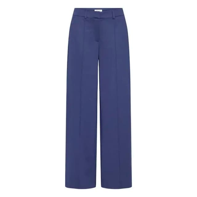Ichi Wide-leg trousers For Her Ichi Kate SUS Office Bleu Female L