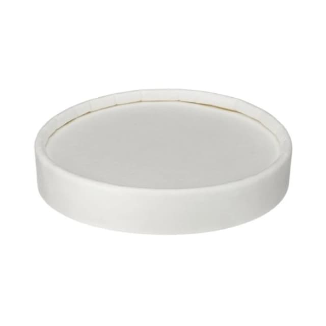 Go-Pak Soup Cup Lid PP Lined 8 to 12oz White (500 Pack) D46012