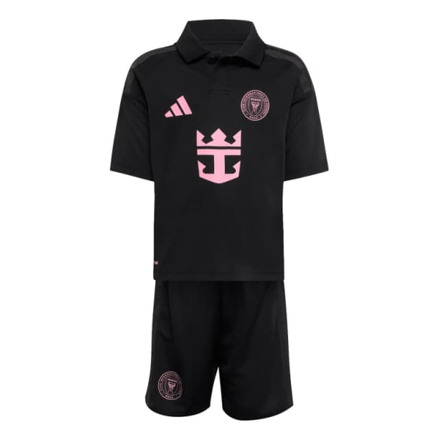 adidas Childrens Inter Miami Away Messi Minikit 2026 Black/Pink unisex 2-3 Years