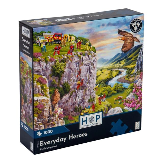 The House Of Puzzles Everyday Heroes, 1000 Piece Jigsaw Puzzle Multicolor Unisex