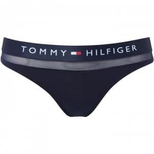 Tommy Bodywear Sheer Flex Thong - Navy