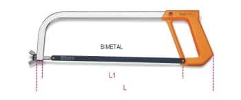 Beta Tools 1725 Hacksaw Frame L: 420mm L1: 300mm 017250001