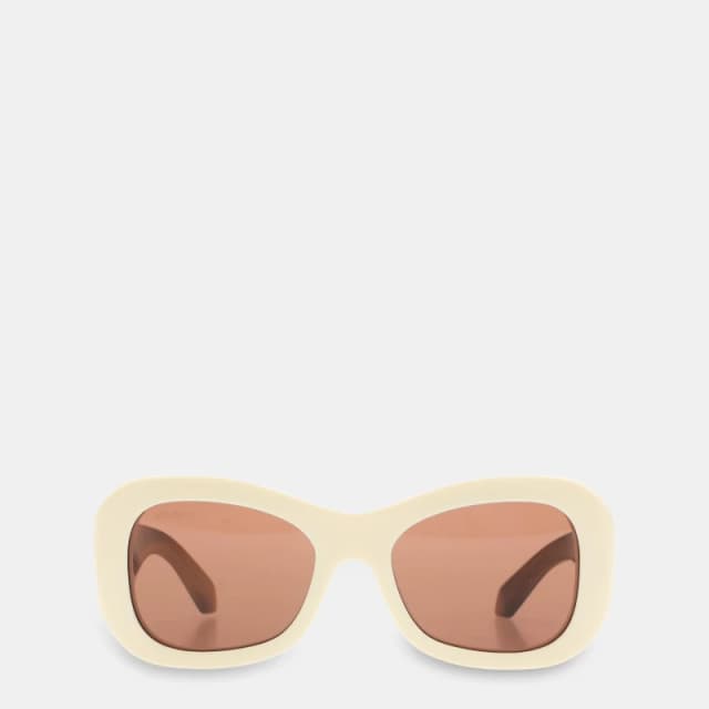 Off White Pablo S Square Sunglasses White Brown unisex One Size