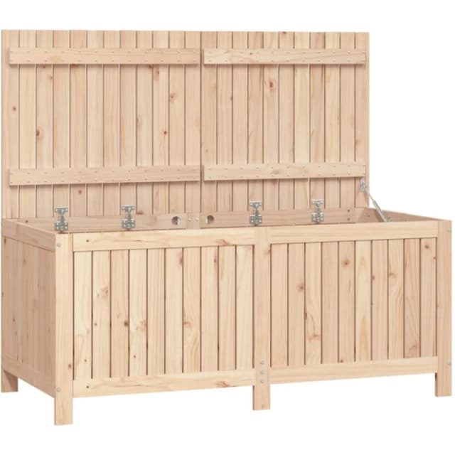 VIDAXL Vidaxl - Garden Storage Box 147x68x64cm Solid Wood Pine 8720845678067