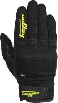 Furygan Jet D3O Motorcycle Gloves, black-yellow, Size L, black-yellow, Size L