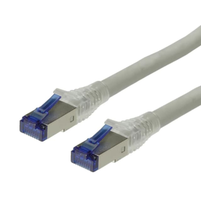 ROLINE S/FTP Patch Cord Cat.6a. solid. LSOH. grey 90m