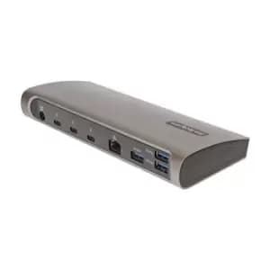 StarTech.com TB4CDOCKUE notebook dock/port replicator Wired Thunderbolt 4 Black Grey