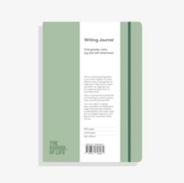 The School of Life Writing Journal - Sage : Find greater calm, joy and self-awareness Notebook / blank book