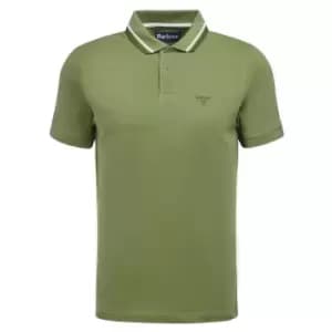 Barbour Mens Otterburn Polo Burnt Olive Medium
