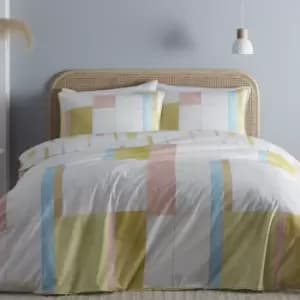 Appletree Mariko 100% Cotton Duvet Cover and Pillowcase Set Yellow