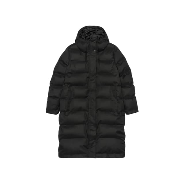 Selfhood Womens long hooded down jacket Selfhood Noir Female L