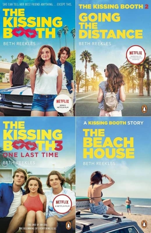 Beth Reekles Kissing Booth 4 Books Collection Set (Going the Distance, One Last Time & More) Beth Reekles Books