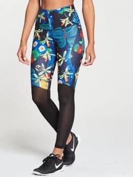 Nike Training Power Hyper Femme Legging Multi Print Size XS Women