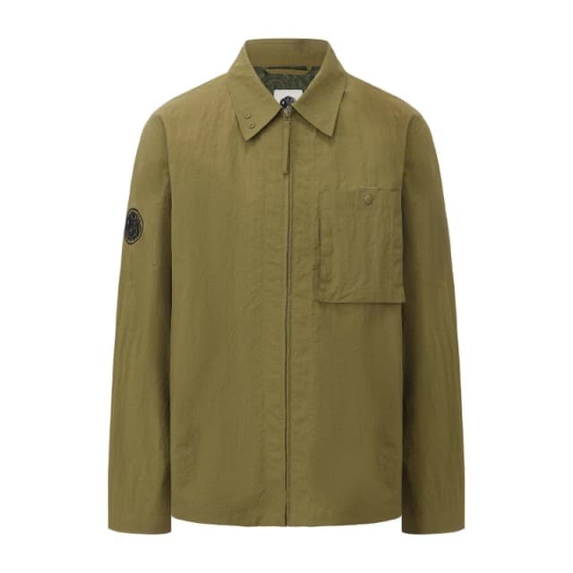 Pretty Green Heaton Overshirt Mens Khaki male Small
