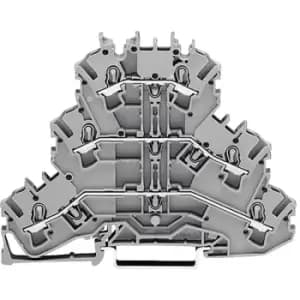 WAGO 2002-3201 L/L/L Triple Deck Through/Through/Through Terminal ...