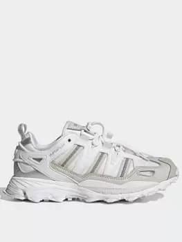 adidas Originals Originals Hyperturf Trainers, White/Grey, Size 8, Women