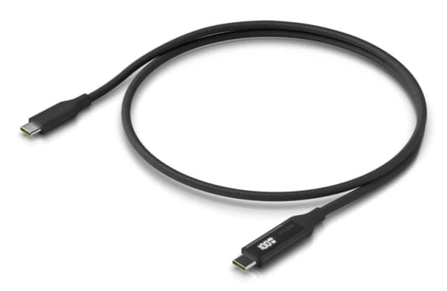 Ubiquiti UACC-Cable-USB-100W-1M-BK USB cable USB C Black. Grey