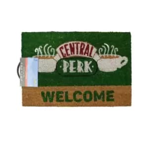 Friends Official Central Perk Door Mat (One Size) (Green/Brown)