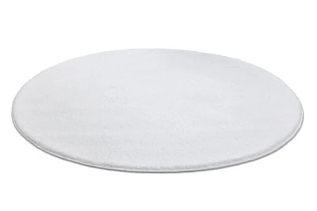 RugsX Modern Washing Carpet Lindo Circle White, Anti-Slip, Shaggy Circle 80 Cm