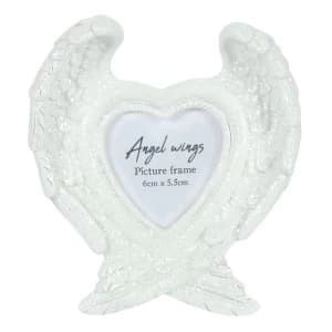 Glitter Angel Wing Picture frame