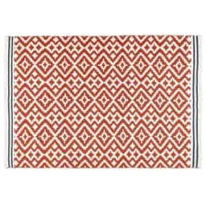 Origins Aztec Rug Terracotta and Grey 120 x 170cm