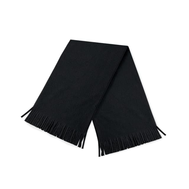 Beechfield Beechfield Men Dolomite Suprafleece Scarf in Black One Size Male 5063425118816