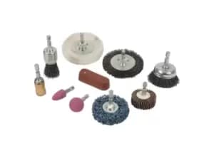 Silverline 918557 Cleaning Polishing Kit 10pce 6mm