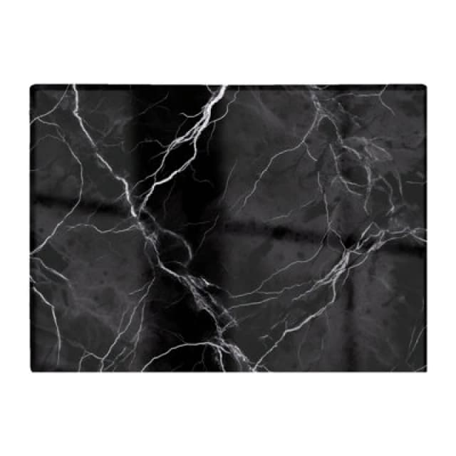 Warren Reed Designer Black Marble Pattern Glass Chopping Board