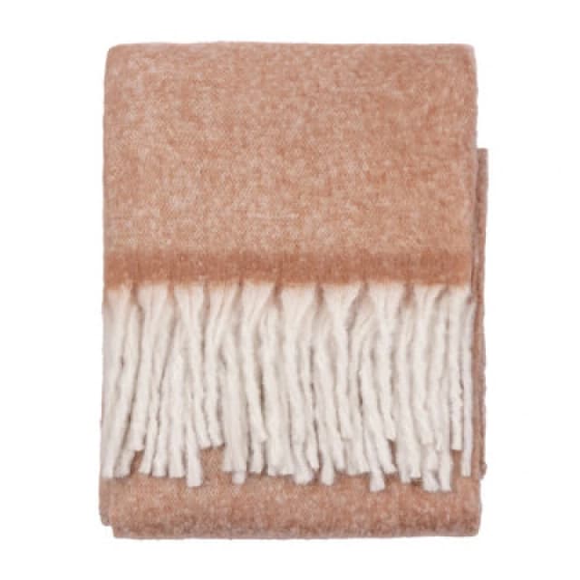 Furn Furn Cozy Woven Tasselled Throw in Burnt Orange Size: 140cm x 180cm Burnt Orange 140cm x 180cm Unisex 5025532364814