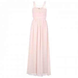 Little Mistress Beaded Top Maxi Dress - Salmon Pink