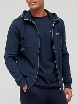 Hugo Boss Athleisure Saggy 2 Zip Through Hoodie Navy Size 2XL Men