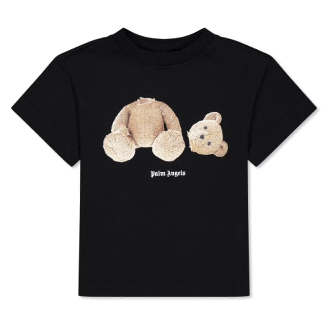 Palm Angels Junior Bear T Shirt Blk Brwn 1060 male 4Y