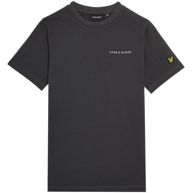 Lyle and Scott Lyle Script T-Shirt Jn44 Regular Fit T-Shirts 3-4Y Grey 59995502105