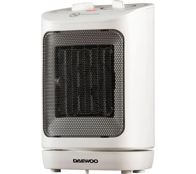 Daewoo HEA1975GE Ceramic Fan Heater - White 5024996989847
