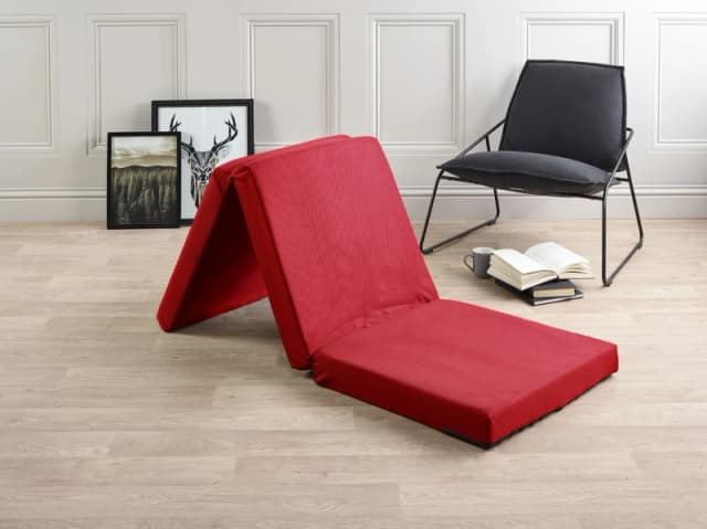 Mattress Guru Badenia 3pcs Day Bed Futon Z Bed Folding Mattress Red
