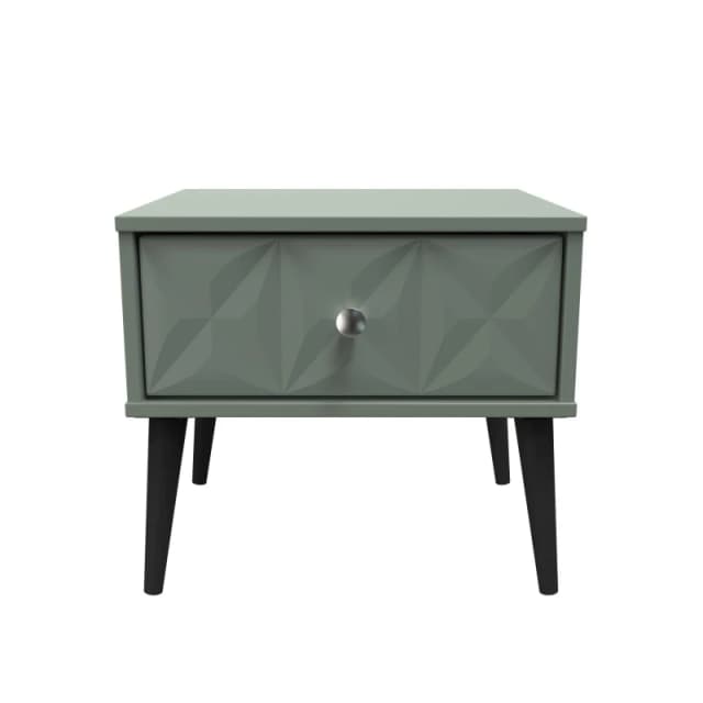 Toledo 1 Drawer Bedside In Reed Green (Ready Assembled)