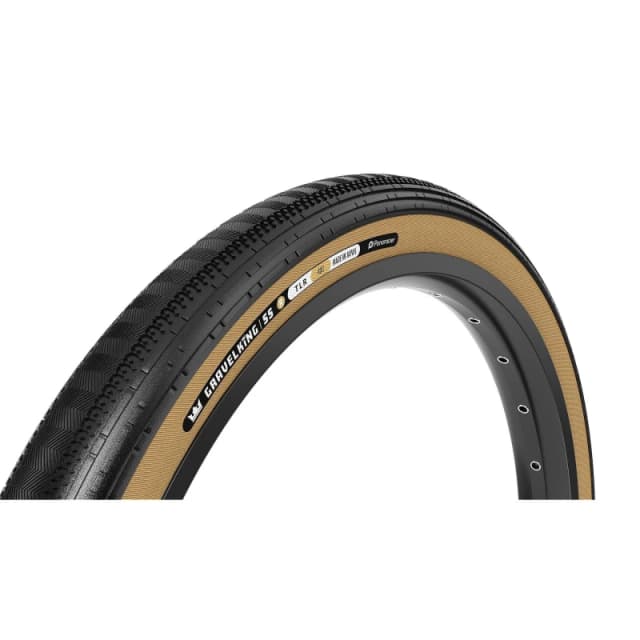 Panaracer TLR GravelKing SS R-Line TLR Gravel Tyre Black/Amber unisex 700x30c