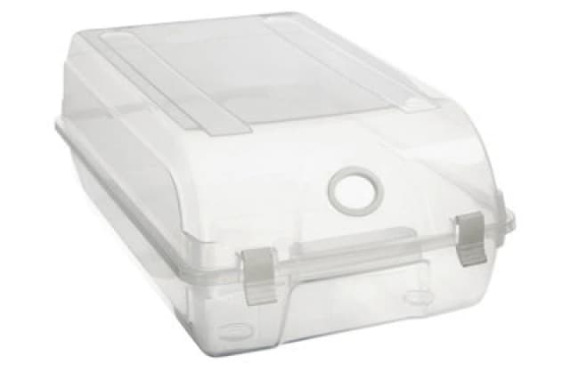 Premier Housewares Tavia Mens Shoe Box Clear unisex