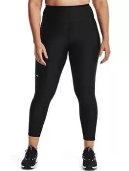 Under Armour HeatGear® Armour High Rise Leggings (Curve) - Black/White, Size 1X, Women