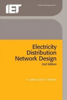 Electricity Distribution Network Design by E Lakervi and E. J Holmes and Institution of Electrical Engineers Paperback