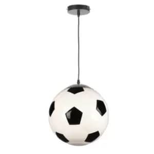 Football Childrens Globe Pendant Ceiling Light, 30cm
