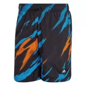 adidas TRVL Tiger Camo Shorts Mens - Black