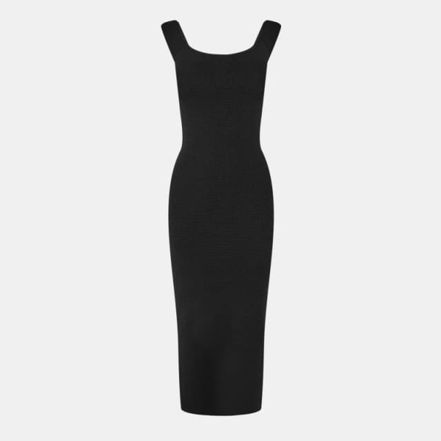 Jack Wills Bardot Midaxi Ladies Black female 6 (2XS)