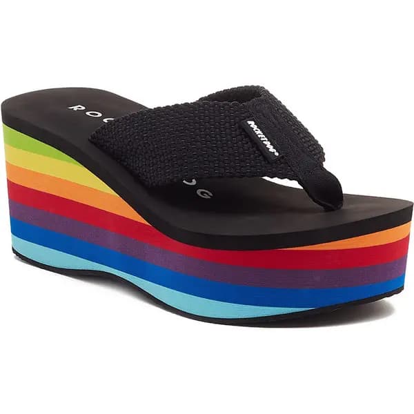 Rocket Dog Womens Crush Webbing Wedge Open Toe Sandals UK Size 3 (EU 36)