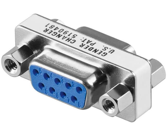 Microconnect MOD9F9F cable gender changer DB9 Blue