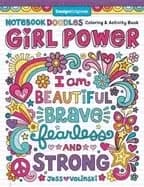 notebook doodles girl power coloring and activity book 32 inspiring beginne