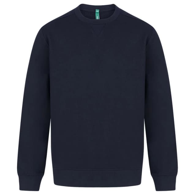 Henbury Mens Plain Sweatshirt in Navy Size: XS Navy Male XS