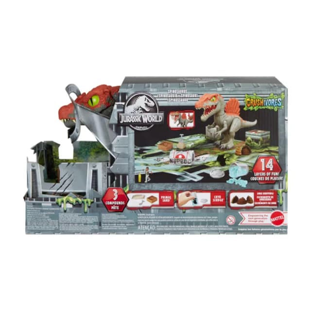 Jurassic World Jurassic World Crushivores Spinosaurus Cage Crasher Dinosaur