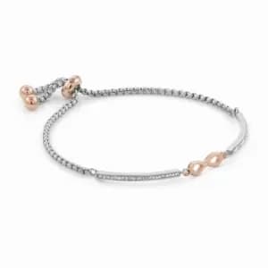 Nomination Milleluci Rose Gold Plated Stainless Steel Infinity Bracelet
